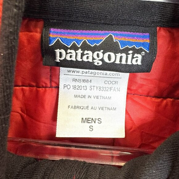 Patagonia Mens Size Small Nano Puff Hybrid Fleece Jacket Full Zip Red Purple - Picture 4 of 8